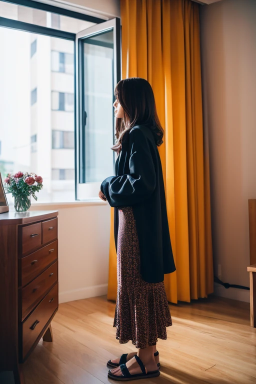 Woman Standing In Room