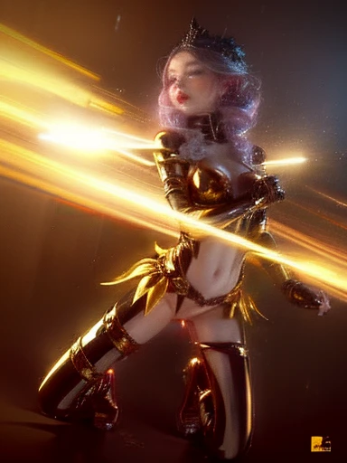 (8k, RAW, Photorealistic: 1.25), (1girl), Realistic, Cinematic Light, (Action Pose: 1.4), (Dark Shot: 1.4), (High Detail Skin: 1.4), Platinum Gold Hair, Beautiful Woman Covered with Jewels, (Highly Detailed Bronze Armor;1), Green Eyes, Sunlight, Through Dark Forest, Sunlight, Through Trees, 8 Life-Size, Chic body, (highest quality)), Tyndall effect, add depth to the image with backlight effect, Perfect anatomy, (fantasy warrior:1), (big breasts:1.1), (nearly naked:1),