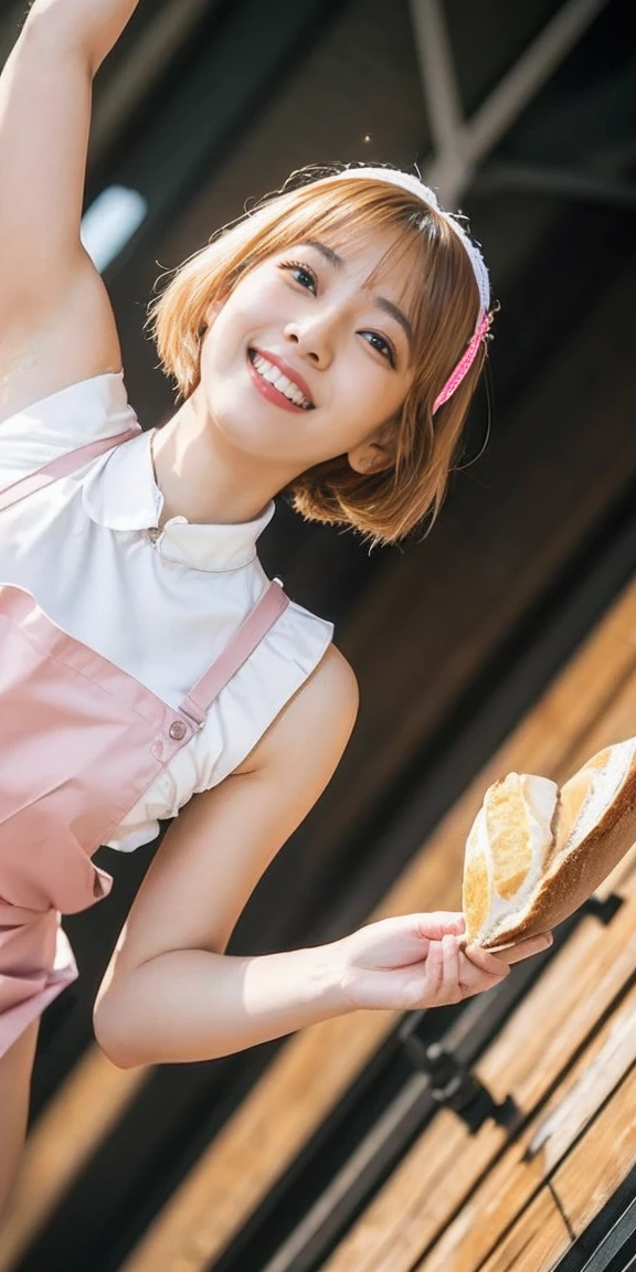 (((Low - Angle:1.4)))、((One hand raised))、((She is wearing a colorful and pop blouse and apron.)),(;have big bread))、(((Spread your legs:1.4)))、,(((beautiful armpits:1.2)))、High resolution、Bakery、16-year-old girl、smile、Finished as in the picture、white and beautiful skin、Focus on small breasts、((beautiful５This finger))、Bakeryの制服を着ています、最high quality、High resolution、Very detailed、masterpiece、Live Shooting:2、Genuine:2、photoGenuineistic:2、very delicate and beautiful、Fine details、Textured skin、Full Shot、、(beautiful face:2)、hot pants、Putting on makeup、Perfectly balanced legs:1.5), Looking at the camera, Angle from above, (((hot pants))), High resolution、未来のBakery、Delicious bread that women will love、Looking at the camera、smile、Finished as in the picture、、(((I have a big loaf of bread)))、(((cute smile)))、((((Eat delicious bread)))))、((I love bread))、(front focus piece:1.3), 
、Cute Apron、Rainbow Apron、Bakeryの制服を着ています、明るすぎるNatural light、Shining sunlight、最high qualityのディテール, Japanese Girls,1 girl, 8K, RAW Photos, 最high quality, Ticker:1.2, Very detailedなRAWカラー写真, Professional photos, (reality, photoGenuineisticです:1.37), (Very detailedな皮膚:1.2), 超High resolutionな, (Lenz 50mm),,絶妙にFine grain,Look at the person watching,Pretty face, Just Mile:1.05),Wide Hips,Straight hair,,Light pink inner color、 white and fine skin、(Very detailedな8K cg:1.2), (hyper Genuineistic:1.35), (photoGenuineisticです:1.45), (reality:1.4), 

(背景はBakery:1.1)、Sexy upward glance, 、Very detailed、masterpiece、最high quality、Ultra-high resolution energy A、8KのHigh resolutionにより、Transparency as shown in the photo、Fine grain、Expression of gradation、Perfect anatomical figure ,hard disk、Ticker (English) 、 Nikon Z9 80mm Lens ,、明るすぎるNatural light、Shining sunlight、、Ultra slim body、Slender model figure、beautiful姿勢、, 最high quality, 8K, RAW Photos, Confused, Award-winning portraits, shy smile, shy smile, , Delicate girl,, Digital SLR, View your viewers, Frank, Sophisticated, Thin arms, Professional Lighting, Film Grain, chromatic aberration, (Fine grainと顔:1.0), Live Shooting、(((A portrait of extreme beauty)))、((Glowing Skin))、1 girl、16 year old beautiful girl from Prague、Bright expression、((Platinum Blonde Hair))、[Big blue eyes that sparkle like jewels]、Shiny skin、silky super long Straight hair、eyeliner、beautiful前髪、Hair around the eyes、最high quality、Very detailed、Film Light、Intricate details、High resolution、Very detailed))、Detailed Background、8KUHD、Digital SLR、Soft Light、high quality、Film Grain、Fujifilm XT3 、Shallow depth of field、Natural light、(((Spread your legs:1.4)))、Pieces fly、High resolution、Bakery、16-year-old girl、smile、Finished as in the picture、white and beautiful skin、Focus on small breasts、最high quality、High resolution、Very detailed、masterpiece、Live Shooting:2、、neon hair clip,masterpiece、最high quality、
One girl,Ives Girl,beautiful照明,(((Anyone can see the D logo.:9)))