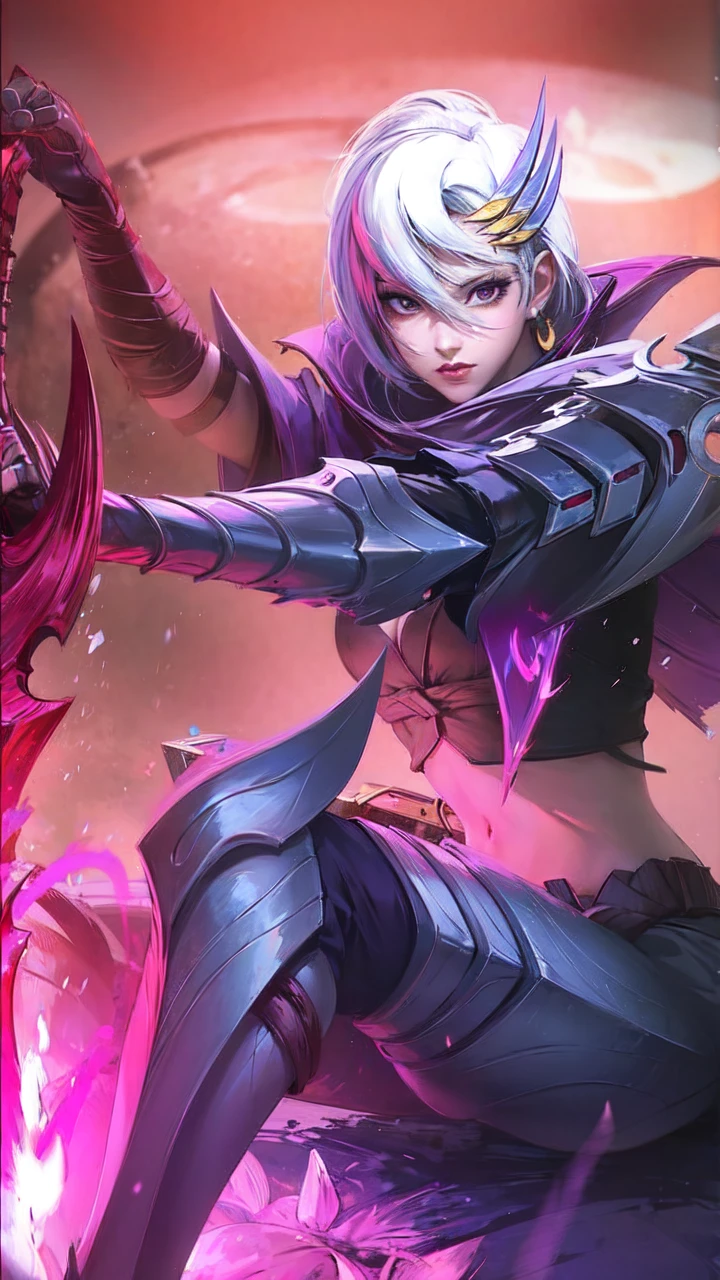 ((best quality)), ((masterpiece)), (detailed), perfect face. Black hair. Ponytail. Anime girl. Asian girl. Black eyes. Ulzzang. 1girl.