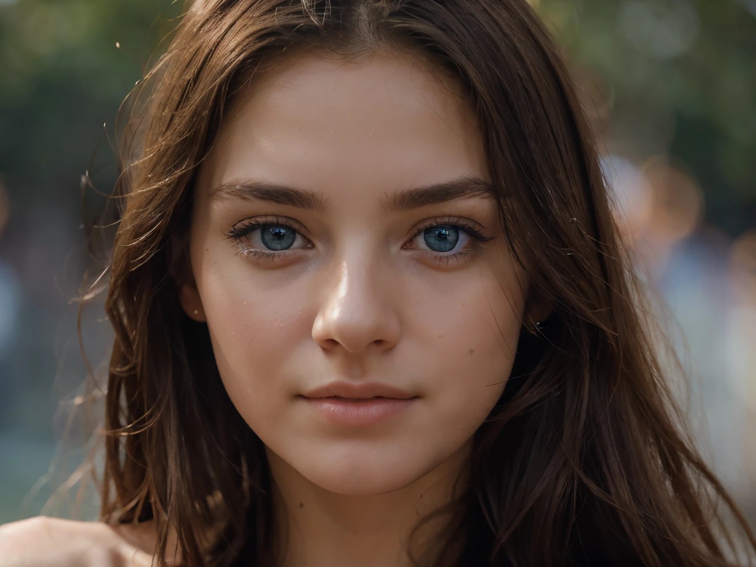 High Quality, Best Quality, Photorealistic, Raw Photo, Realistic, Ultra Real 8K CG, Ultra Detail, High Definition, Masterpiece, 1 Girl, 18 yrs ols, Female Beautiful Face, Soft Face, Elegant, Long Hair, Blue Eyes, Light Blue Eyes, Close Up, Intricate Details, Detailed Textures, Fine Details, Front Face , female natural body, sexy, very beautiful young female face,
