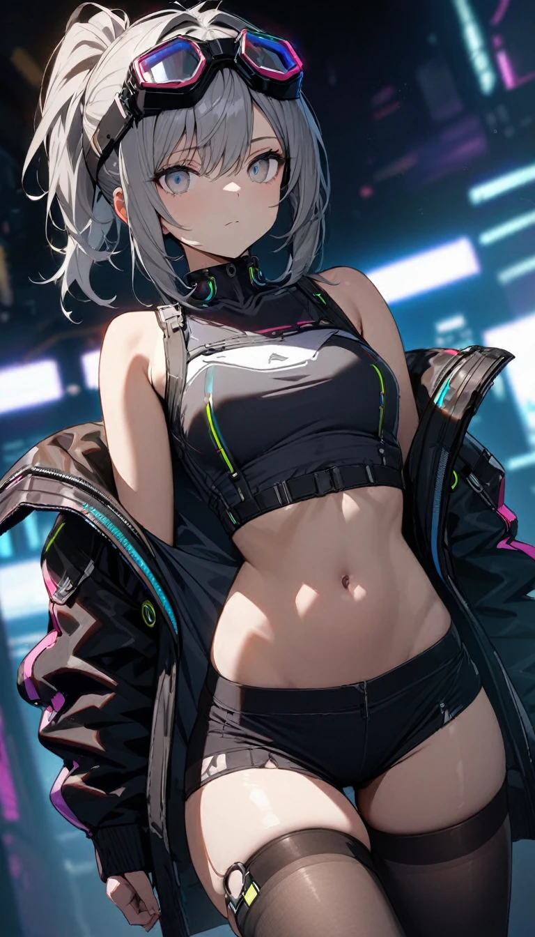 {{{masterpiece}}}, {{{best quality}}}, {{ultra-detailed}}, {illustration}, {{an extremely delicate and beautiful}},(kneeling:1.3), (masterpiece, 16k,8k,4k ,ultra detailed:1.2),(super beautiful art),(beautiful face:1.2),(cute face),( face),illustration,(solo:1.1),(looking at viewer:1.1),portrait,(supermodel:1.1),15yoack eyes),(very short skirt:1.3),(skart lift by the wind:1.5),(simple choker:1.1),(bracelets),(very short hair:1.3),(white hair),(rider jacket),cap,(race bra:1.4), (Fishnet tights),(winter school uniform),(sweaty skin:1.1),(string,Chiseled abs,bag,child,small breasts,petite:1.2),(sfw,tits,flat chest,erect nipples,undress,:1.2),(show off panties:1.3),(panties shot:1.4),(put your hands behind your head:1.3),(spread legs:1.4), (wet race white panties:1.4),(Cameltoe:1.5)