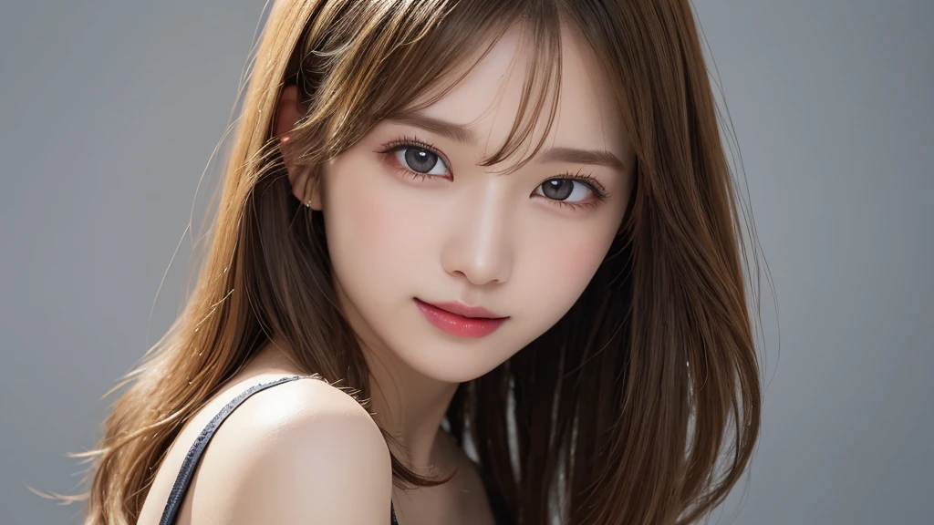 (((High tone color、Blonde、White background)))、An innocent 18-year-old girl、((Frills、race、tight、Blonde、forehead、Dramatic Pose))、smile、Long Hair、White background、RAW Photos、(8K、Highest quality、masterpiece:1.2)、(Exquisite detail:1.4)、(Realistic:1.4)、Octane Rendering、Complex 3D rendering with ultra-detail、Studio Soft Light、Rim Light、Sharp details、Very detailed、Realistic skin texture、detailed aspects、Beautiful details、Very detailed CG Unity 16k wallpaper、Compensate、(Detailed Background:1.2)、Shiny skin、panties、 bra、
