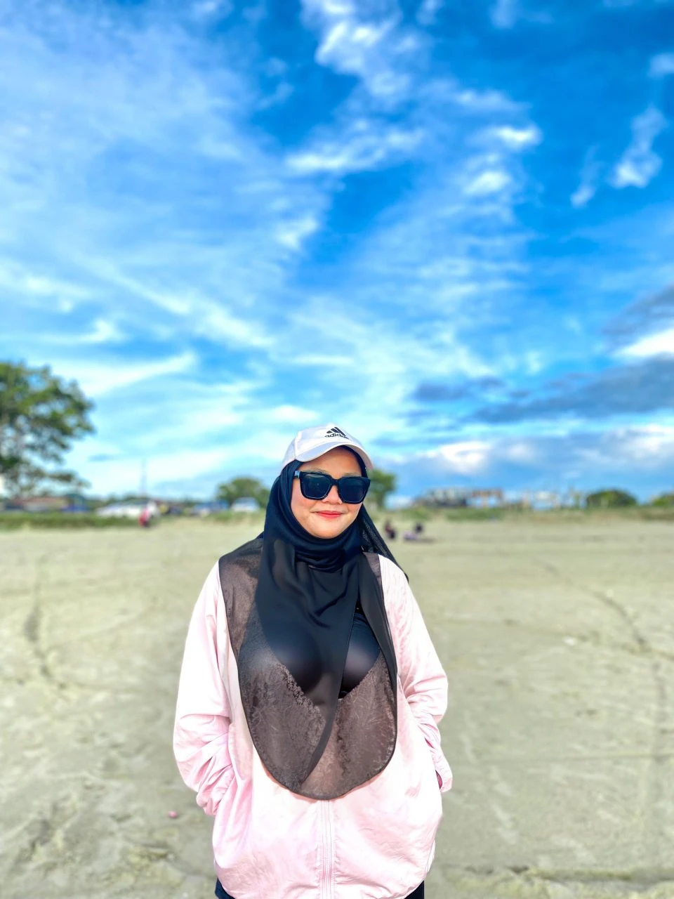 High resolution UHD, Improvement of quality, Soft lighting, Highly detailed, Very detailed on clothes, high quality clothes, Advanced Details, Sharp Focus, High resolution, Big Breasts, Breasts Covered With Hijab and Dress, Real clothes, Real Lighting, Same clothes, Same Clothes With Big Breasts, Big Boob Undershirt covered, A Girl Wearing Niqab