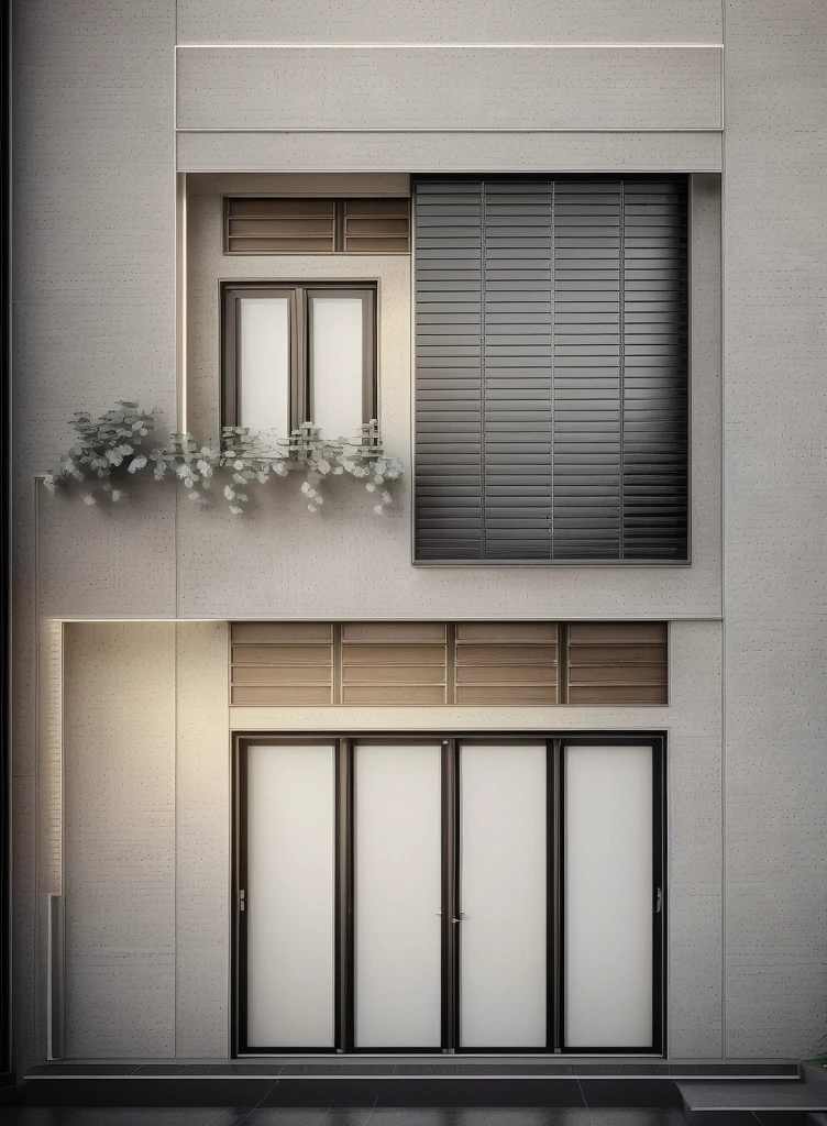 House design, Super sharp like photos taken with a professional camera, (Masterpiece,best quality,8k uhd,dslr,soft lighting,high quality,hyper detail,film grain,Fujifilm XT3, UE 5 render 8k, super high resolution, supper detail:1.2), color block wall decor, abtract poster decor, glossy floor, (((volumetric light)))