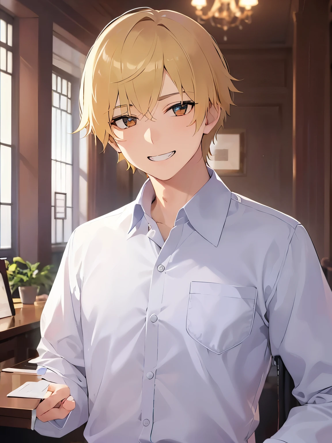 (white collared shirt) and (long sleeve), (long sleeve:1.5)