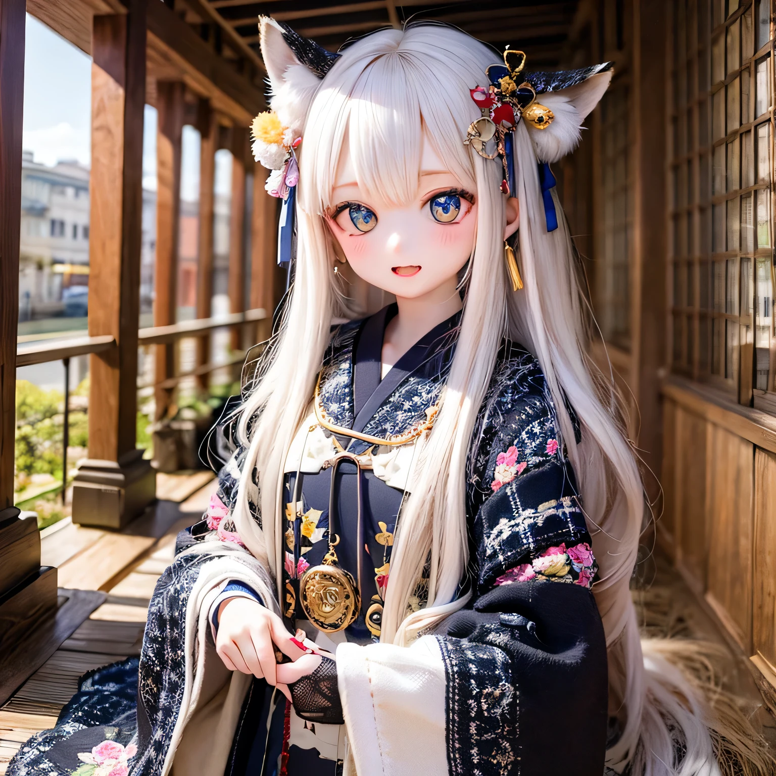 FOXガールズちびshrine maiden clothes