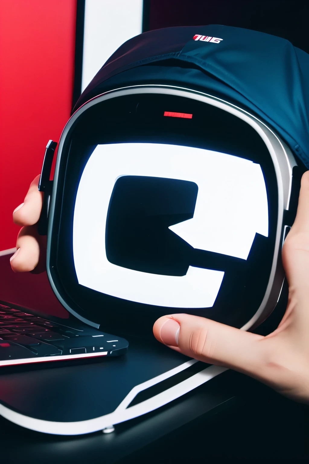 Create a YouTube channel logo and banner in tech