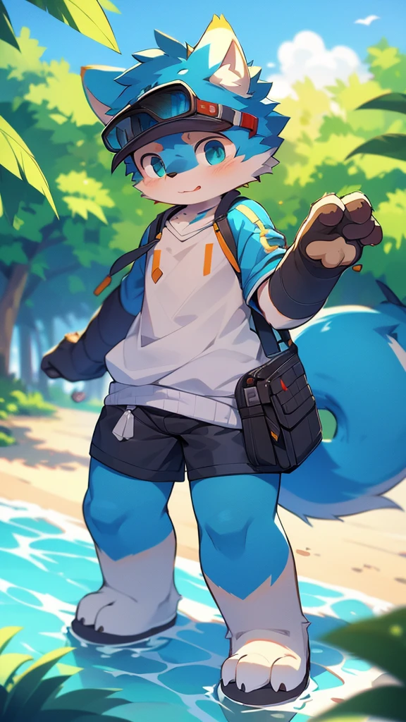 author：jrjresq, author：Kirito, mammal, furry, male, Alone, knew, visor,Beach Soccer,femboy,NSFW