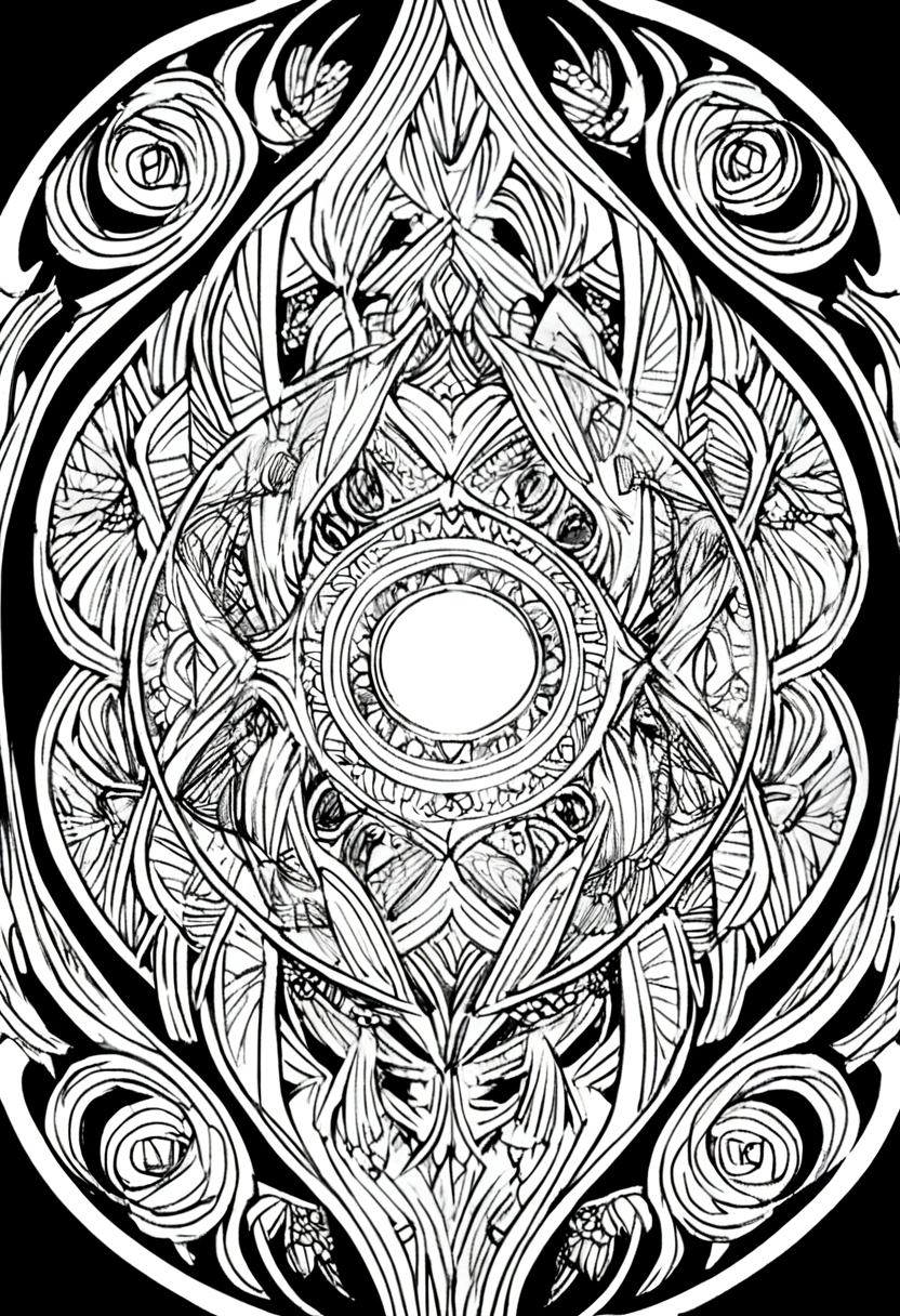 a yatcht  with a black outline  and easier blank background. for coloring pages