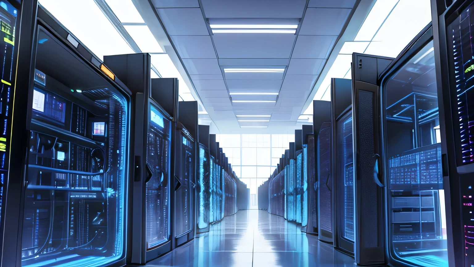 Image of data center and analysis、Data-Driven Charts