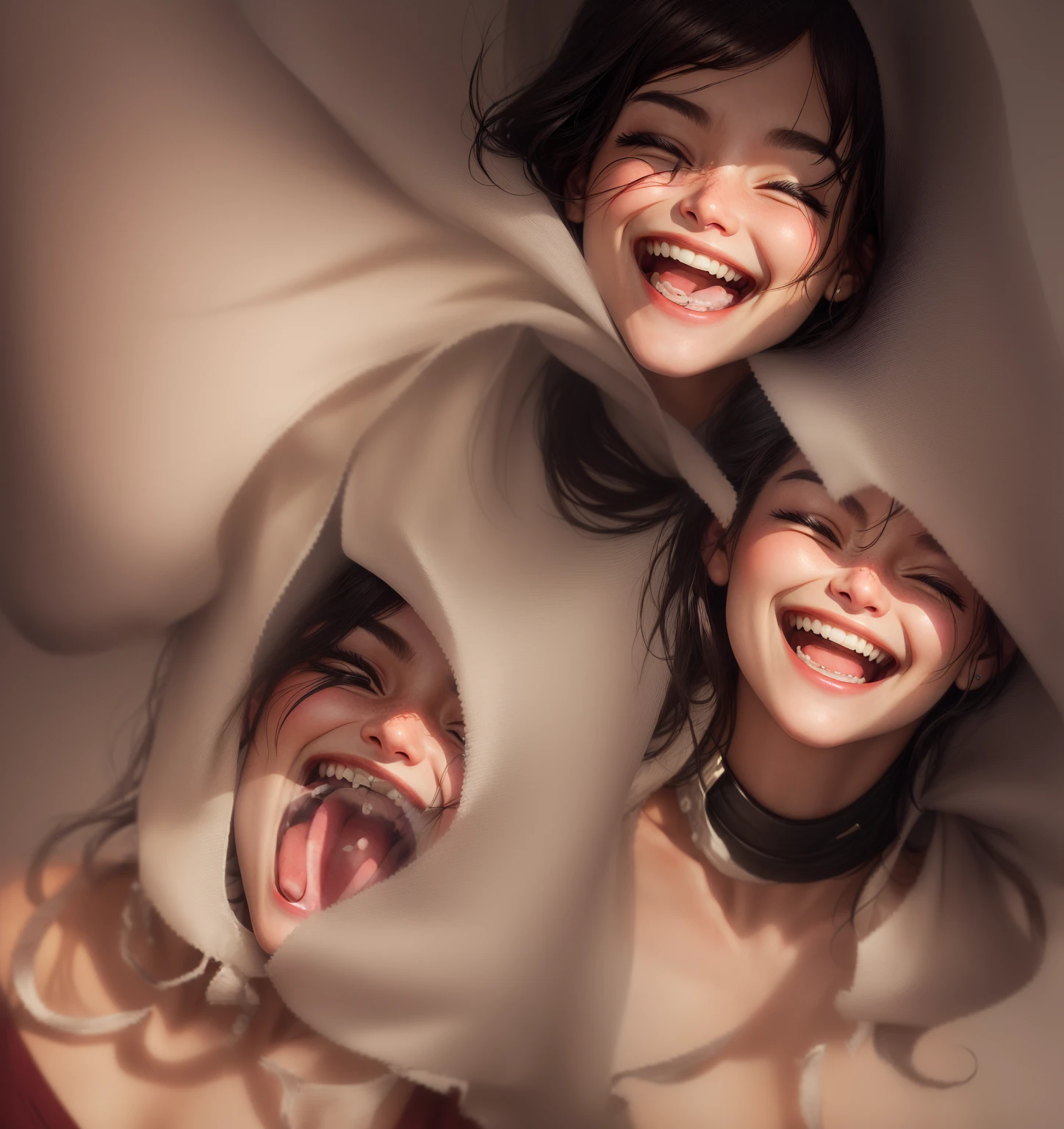 The expression of laughter