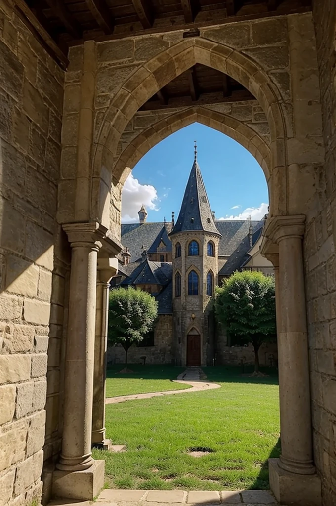 Beautiful view of medieval kingdom