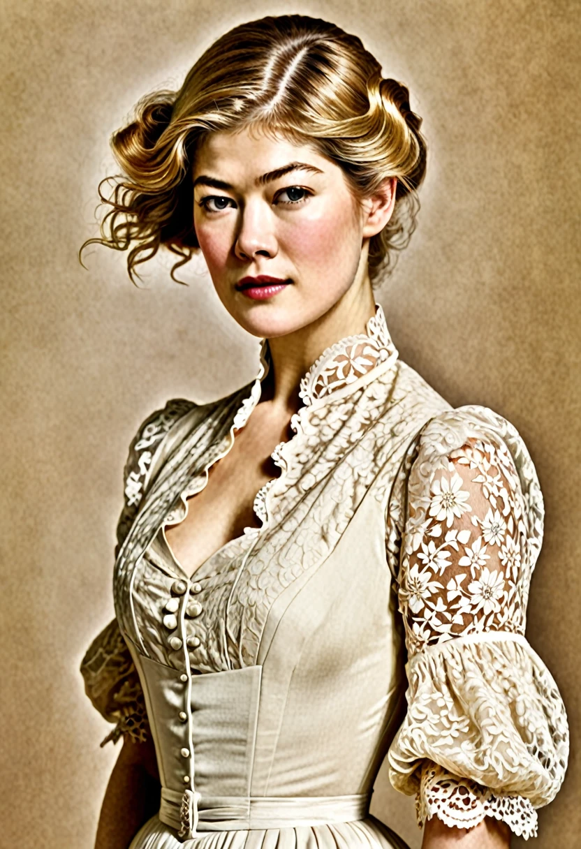 rosamund pike Gibson girl