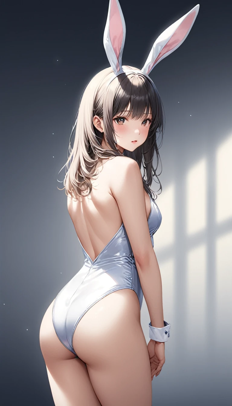 Turning Around Bunny Girl、Bunny Suit、Photorealistic