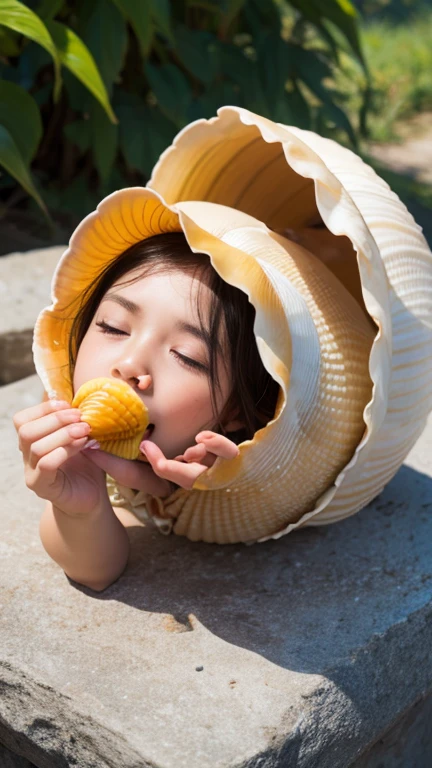 sucking shell
