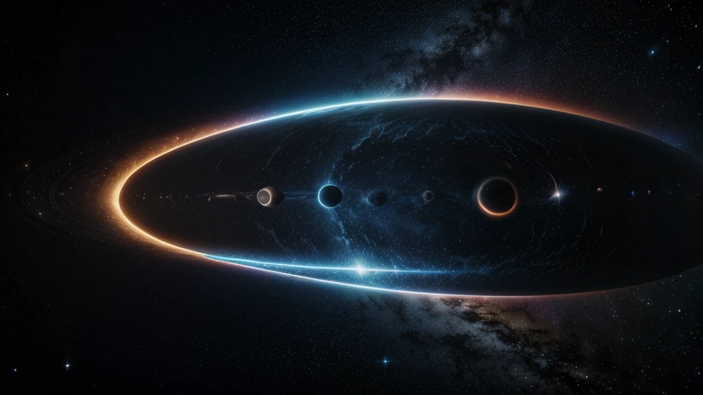 Text overlay: "Electromagnetism: Shaping Our Universe" with a background animation of planets, stars, and electromagnetic waves traveling through space