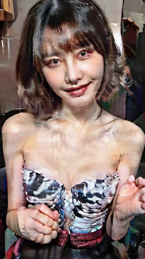 Japanese、60 years old、Middle-aged women、Mature Woman、Mature Woman、Five fingers、smile、