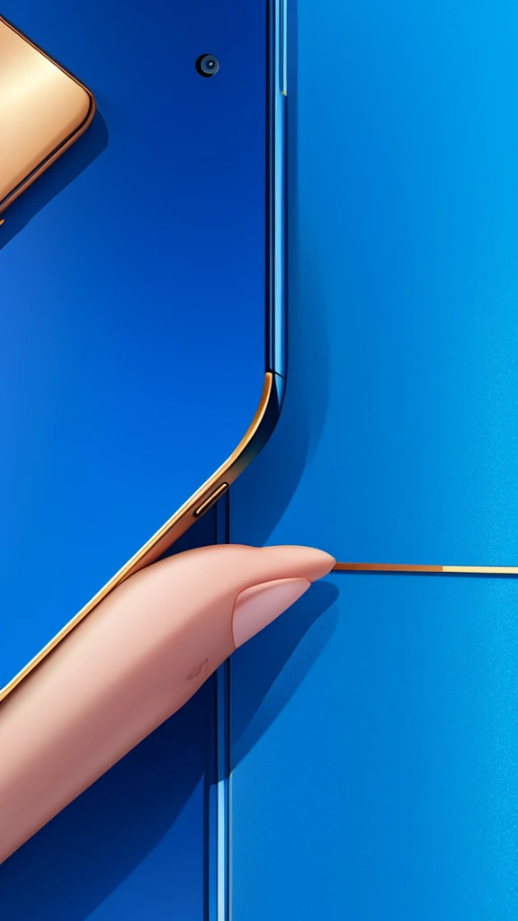 Luxury phone wallpaper, HD 4K, blue color