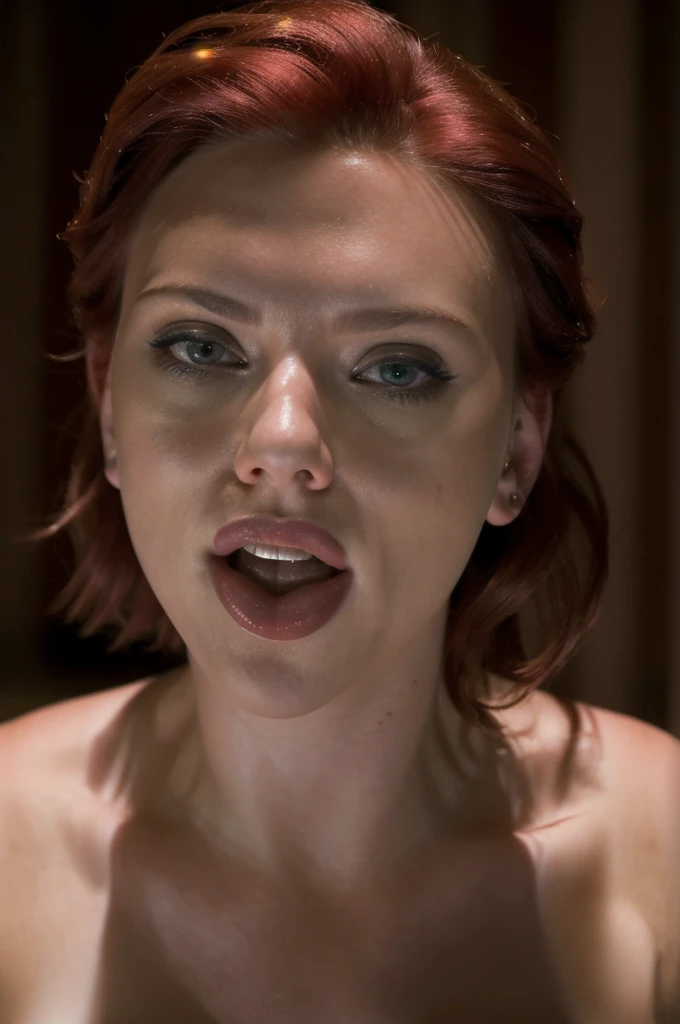 Scarlet"actress"johansson,beatifull,tongue out,8k,soft lighting,cinematic,volumetric lighting 