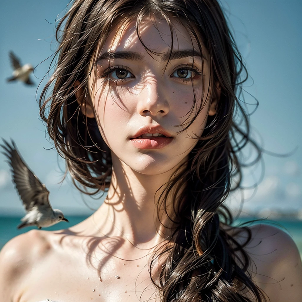 masterpiece,Highest quality,beautiful,Detailed face,Scattered beneath the surface,Bird's Eye View, wrenchsFantasy,Fantasy,One girl,Cute Girl Pictures,A light smile,Charm,20-year-old,Asymmetrical Hair.Shave the sides,Turquoise Hair,Shine,cloud,colorful || Starry sky,performer,forest,Bare Tree,Colored glaze, space_style,style-swirlmagic,style-sylvamagic,Rainbow Candy, complicated, elegant, Sharp focus, Sweet color, Cinematic, Very detailed, Exquisite detail, Professional, strengthened