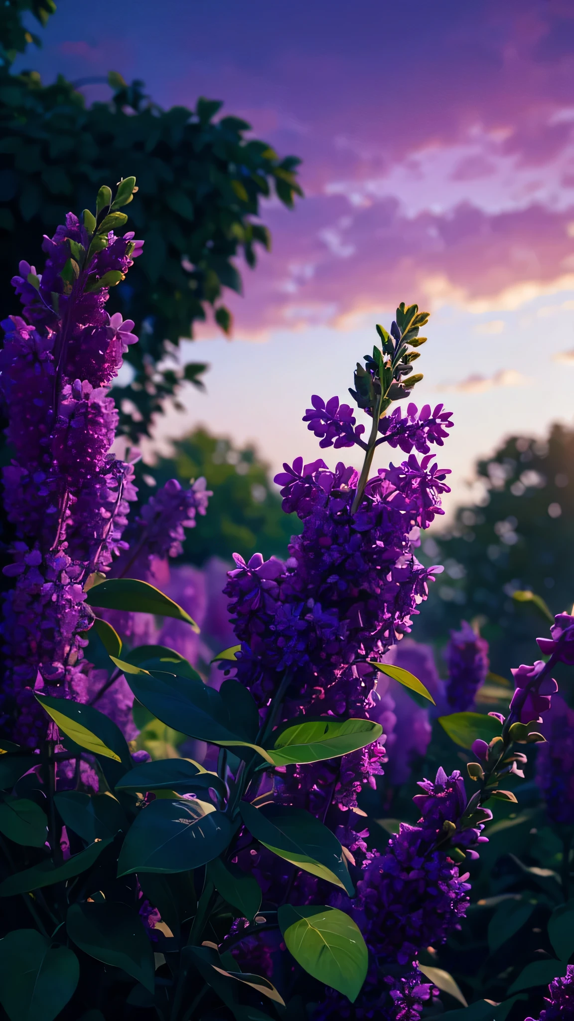 Lavender purple HD 4K