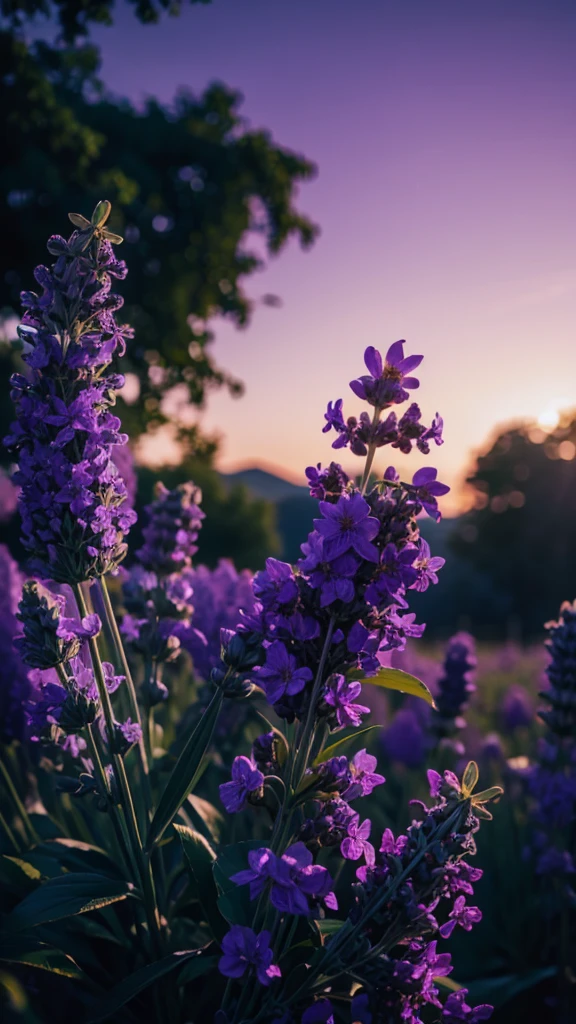 Lavender purple HD 4K