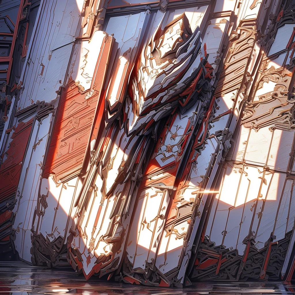 Anime characters wearing a red cloak and sword before the full moon, Badass anime 8 K, high quality warframe fanart, exquisite warframe fanart, Anime epic artwork, Anime art wallpaper 4 K, Anime art wallpaper 4k, anime mecha aesthetic, Onmyoji detailed art, detailed warframe fanart, High quality digital concept art, Dragon Knight, Red armor, (solo)