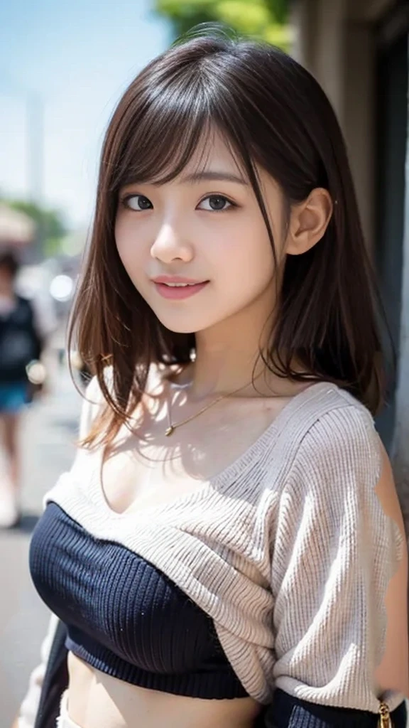 V-neck knit、Shibuya