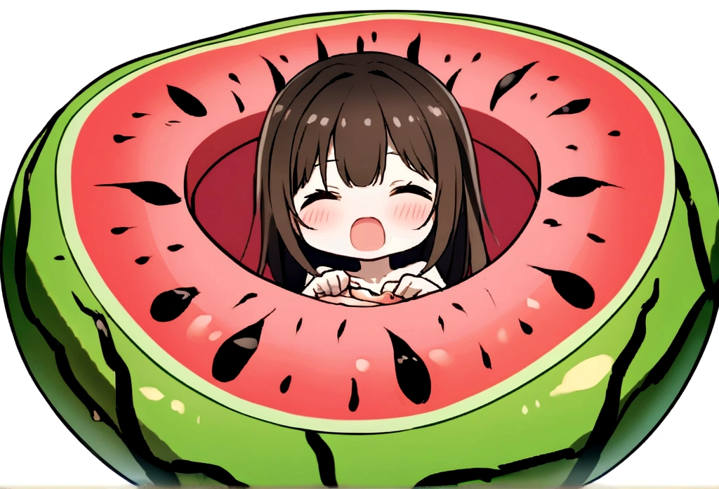 Fruit and fruit together，Make it bigger watermelon game