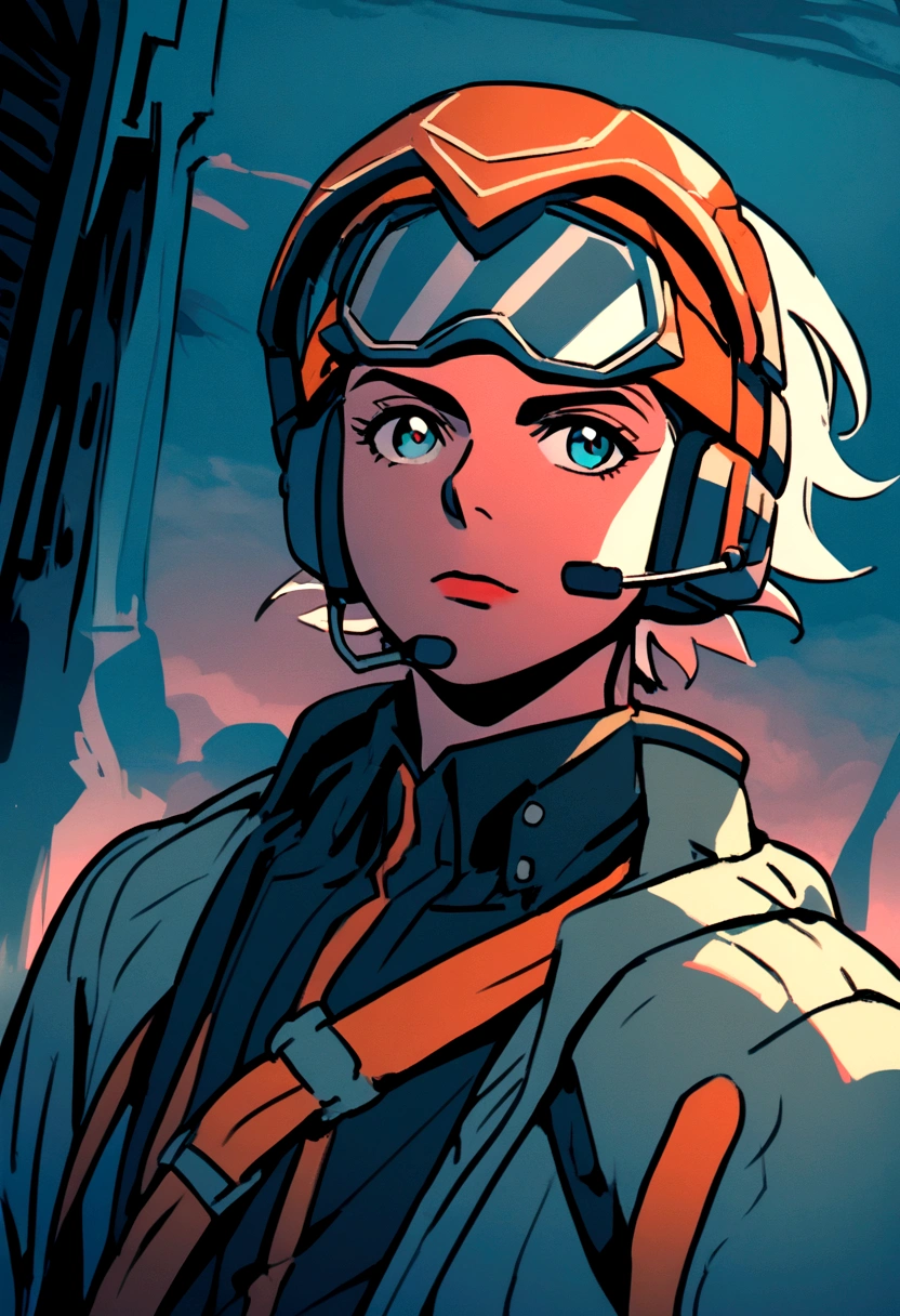image of hero with headset on head