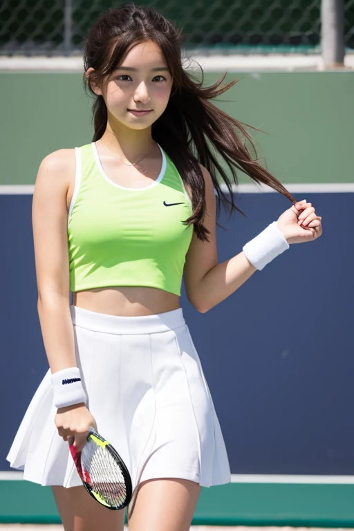 high school girl、Idol、Tennis Wear