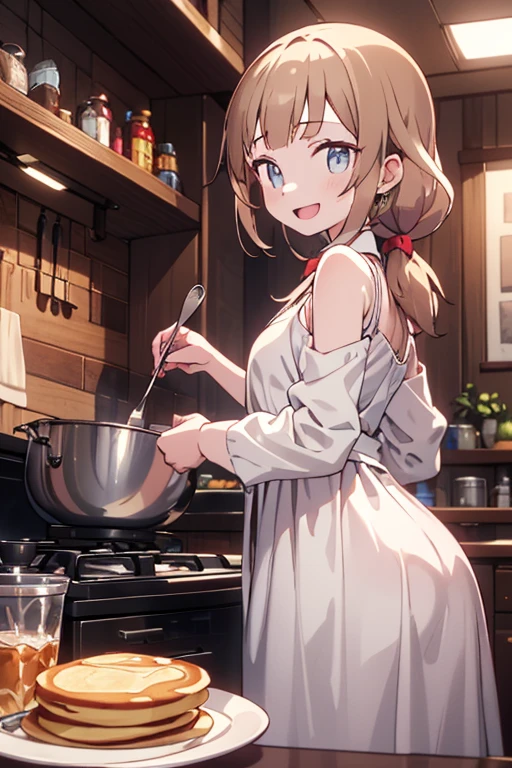 (from below:1.2),(from side:1.2),full body,(highest quality:1.5),(8k,masterpiece, top quality, best quality,beautiful and aesthetic:1.2,professional illustrasion:1.1,ultra detail:1.3,perfect lighting),extremely detailed,highest detailed,incredibly absurdres , highres, ultra detailed,intricate:1.3,(Alchemy Workshop:1.4),A girl mixing,Medicine in many small bottles,colorful:1.4,zentangle,(1girl),(finely detailed beautiful eye: 1.2), (beautifull detailed face), (perky chest:1.1), (pointed chest:1.0),(highly detailed beautiful face and eyes,firm breasts),real skin,((brown hair,long pony tail hair)),thin pubic hair:1.3,cute,lovely,, learning to make a pancakes cooking, alchemist costume,smile,in the kitchen,smile,seductive weak smiling,(with sparkling eyes and a contagious smile),open mouth, Looking at Viewer,