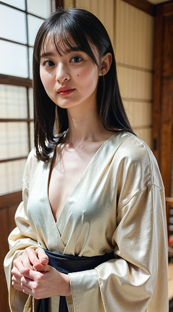 masterpiece, highest quality, 4K, Ultra-high resolution, mishoujo, Painting, Beautiful eyes and fine face, figure, Beautiful details, high resolution figure, Shine_white_particle, One girl, Small ???????、?????????????、High 、Japanese、Japanese Idols、A kind smile、????、ガーターベルト