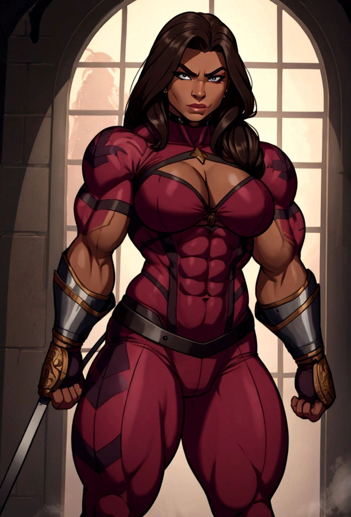 fable muscle woman guns