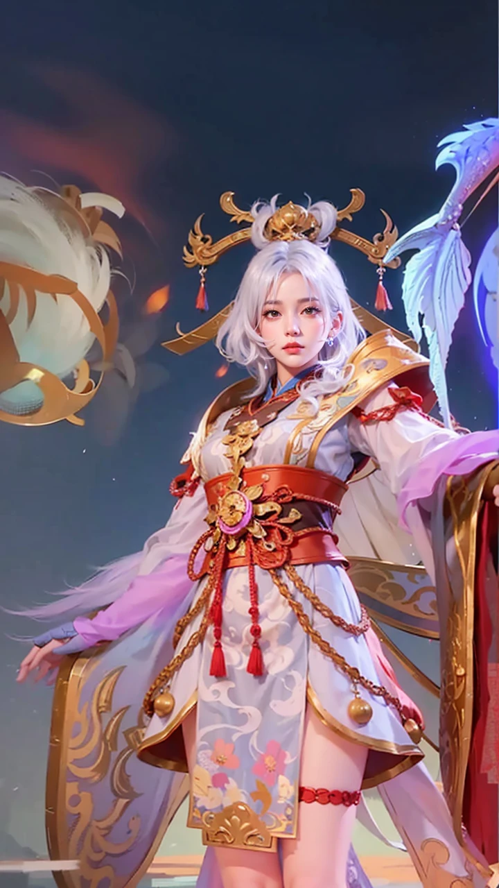 a close up of a woman, blue hair, big , shadowbringers cinematic, 4 k detail fantasy, a beautiful fantasy empress, game cg, xianxia fantasy, xianxia hero, 2. 5 d cgi anime fantasy artwork, cinematic goddess close shot, ruan jia and artgerm, wow 4 k detail fantasy, hyperdetailed fantasy character