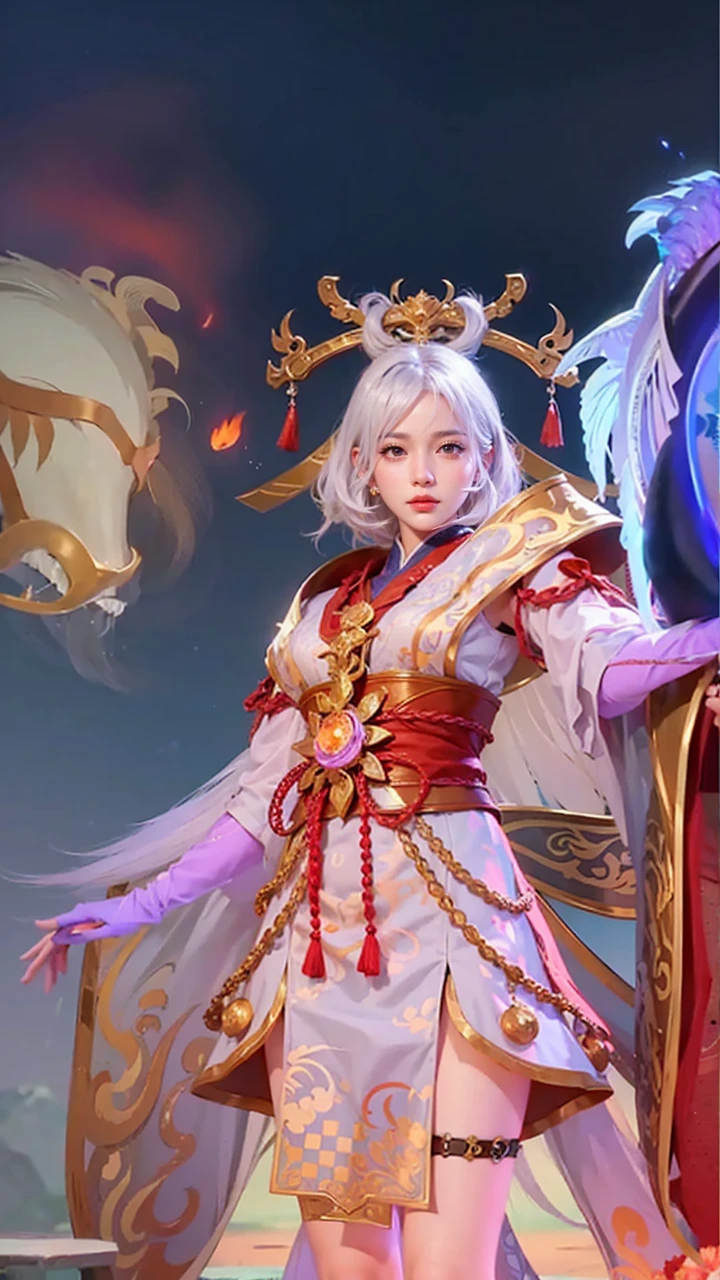 a close up of a woman, blue hair, big , shadowbringers cinematic, 4 k detail fantasy, a beautiful fantasy empress, game cg, xianxia fantasy, xianxia hero, 2. 5 d cgi anime fantasy artwork, cinematic goddess close shot, ruan jia and artgerm, wow 4 k detail fantasy, hyperdetailed fantasy character