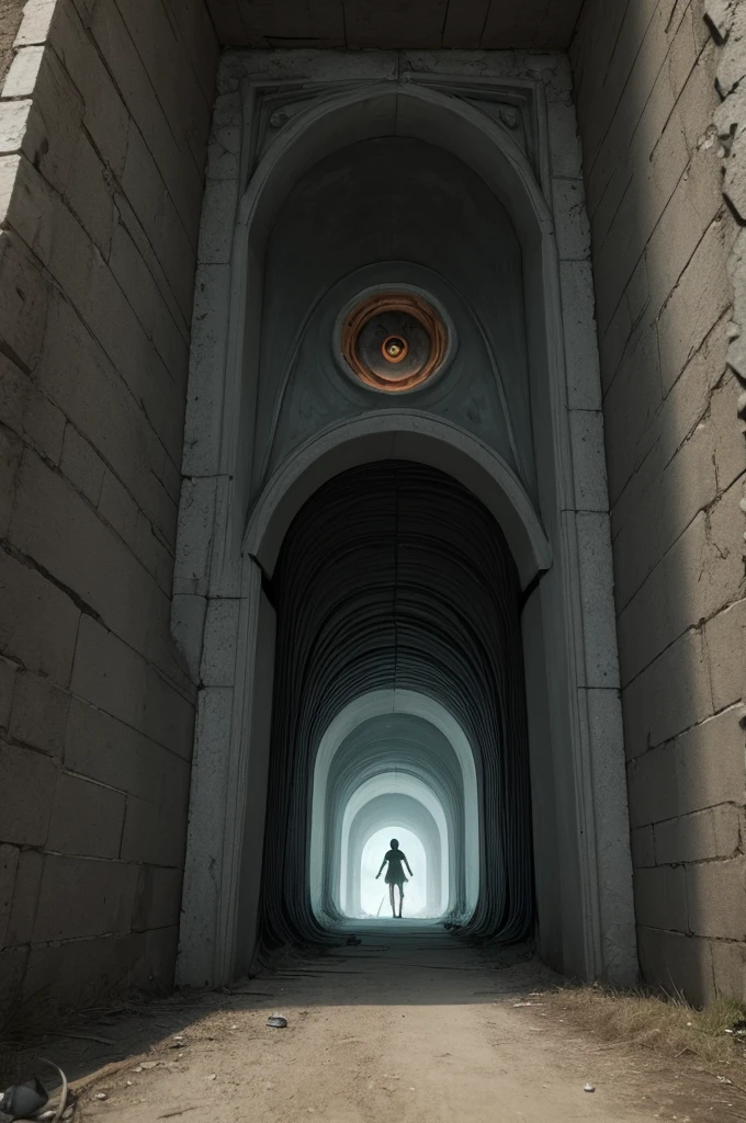 A unique portal that leads to a strange and quite scary place