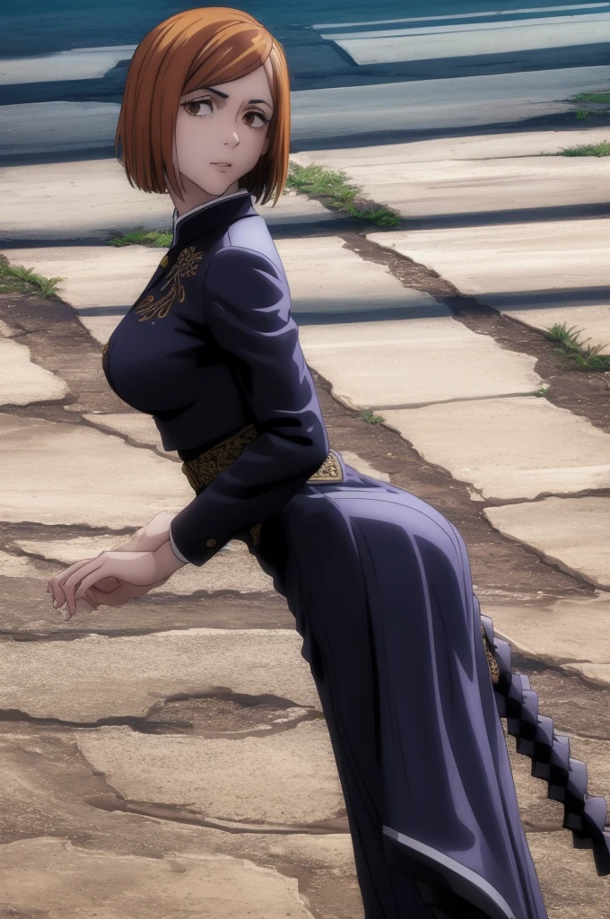 masterpiece, best quality, high quality,
outdoors, street,
looking at viewer, cowboy shot,
kebaya,
Nobara,