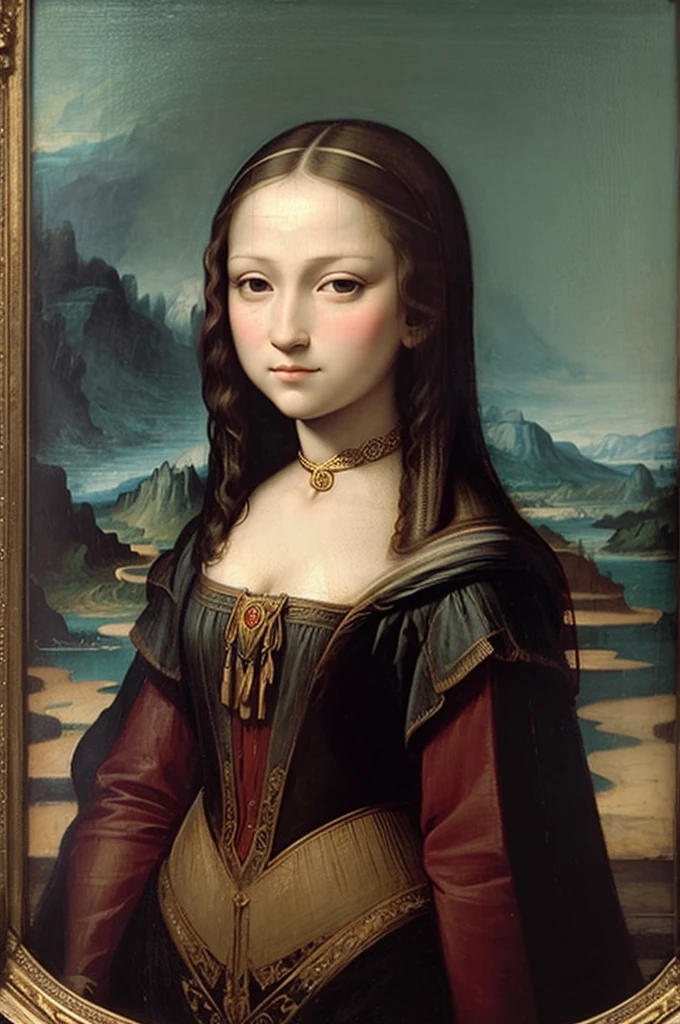 monalisa art image, in Russia&#39;s war with Ukraine 