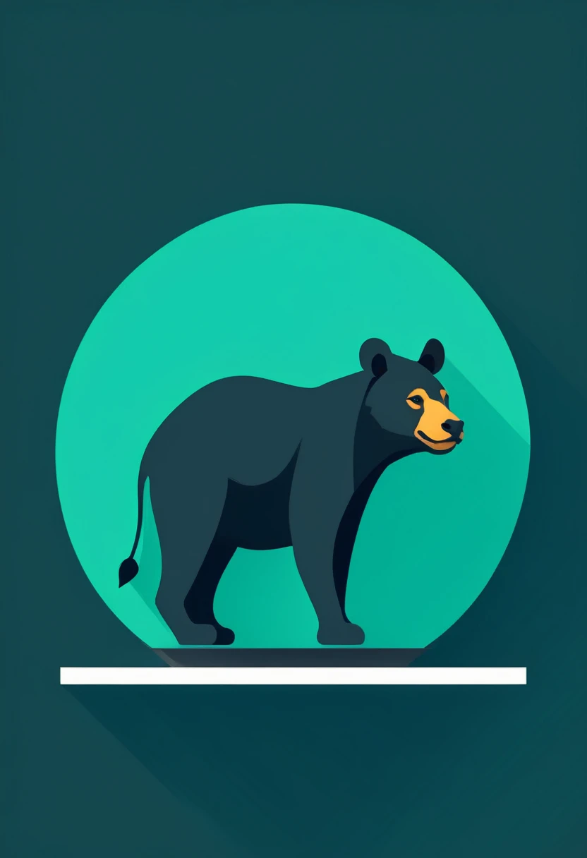 Zoo icon flat design illustration