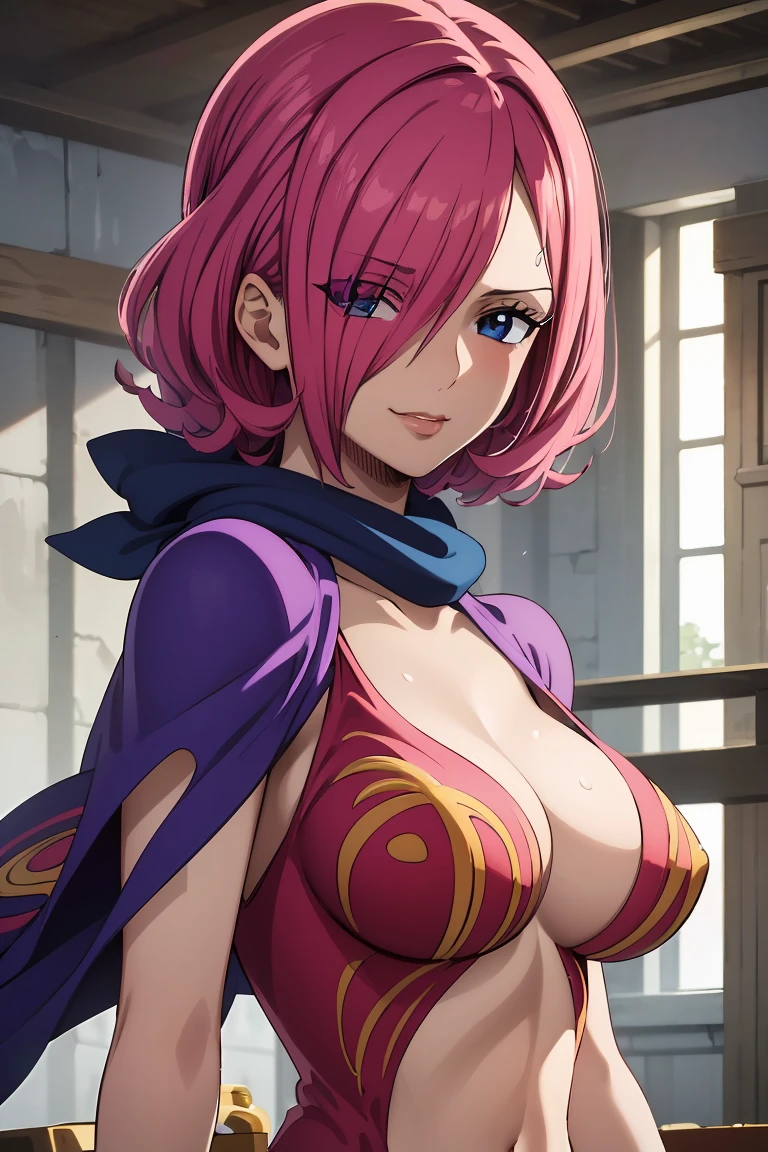 (Masterpiece:1.2, Best quality), (fine detailed beautiful eyes: 1.2), ((1girll)), ((Solo)), (finely detailed eyes and detailed face:1.3), (Extremely detailed CG, Ultra-detailed, Best shadow:1.1), ((Depth of field)), ((aquarelle)), Large breasts, Bare shoulders, flowers and petals, Beautiful concept illustration, Reiju, Masterpiece, A high resolution|★\[A high resolution\], Best quality, (Extremely detailed Cg Unity 8K wallpaper), room, breasts, navel, upper body, seductive smile, cleavage, big breasts, armpits, sweaty armpits, nipples, nude,