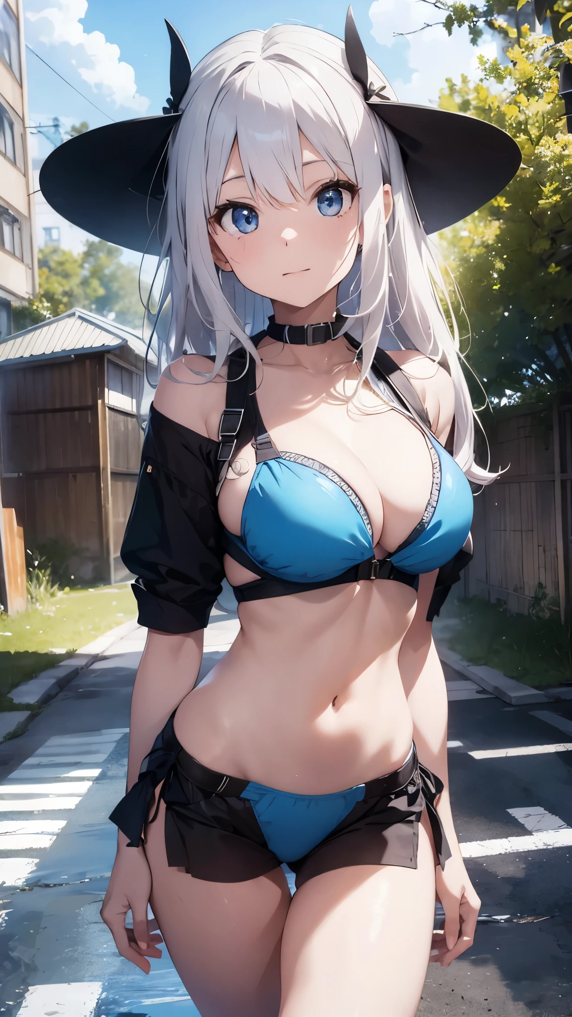 White-haired girl drawn in high resolution Japanese anime style、whole body、Women in blue bikinis taking photos on a deserted beach, model bikini, , Young and cute gravure idol, Posing together in , Russian and Japanese mix, sakimichan, Asian woman, Wear a , that'that'that'that'that'that'that'that'that'that'that'that'that'that'that'that'that'It's hot with the shining sun, Japanese Model, Cute Core, sakimichan hdri, Young Gravure Idol, Chubby