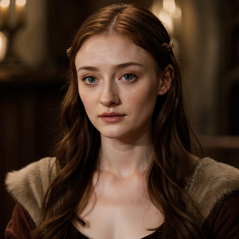 sansa stark, cum on her vagina