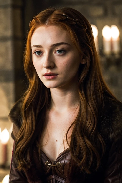 sansa stark, cum on her vagina