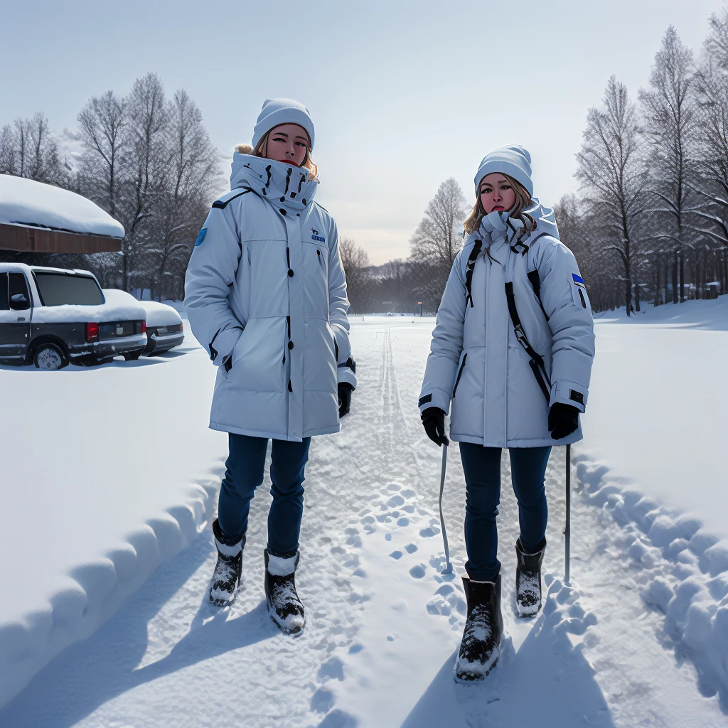 someone is standing in the snow with their feet in the snow, standing in the snow, walking on ice, standing on the water ground, stands in a pool of water, footsteps in the snow, feet on the ground, standing in a parking lot, standing on a ship deck, standing in midground, looking at the ground, snow field
