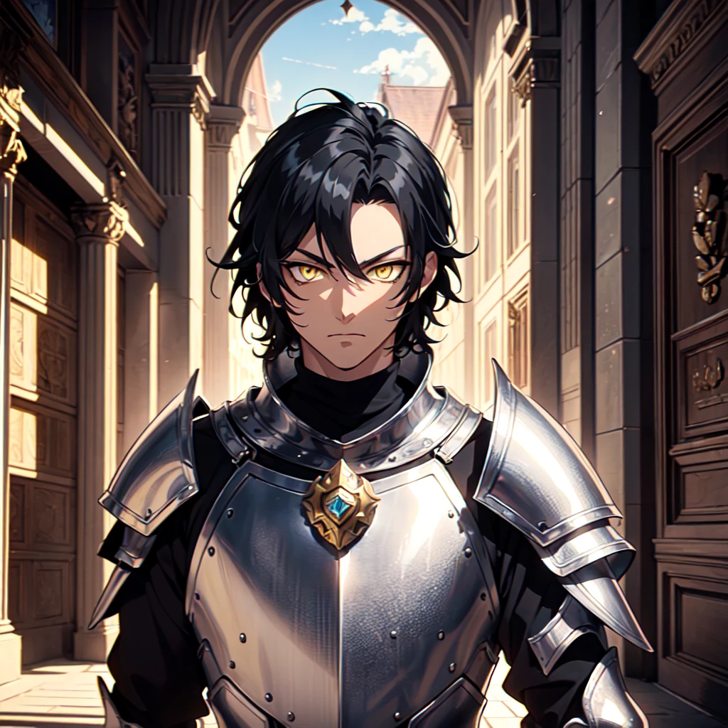 128K Ultra High Definition,
128K Ultra High Quality,
128K Ultra High Resolution,
Best Definition,
Best Quality,
Best Resolution,
Perfectly Detailed,
Perfectly Designed,
Extremely Detailed,
Extremely Designed,
Hyper Detailed,
Hyper Definition,
Hyper Quality,
Hyper Resolution,
Masterpiece,
(((Anime))),
Body Shot,
(((Boy))),
Handsome,
Muscular Body,
(((Black Mid Hair))),
(((Yellow Eyes))),
(((Silver Warlord Armor))),
(((Inside Of Medieval Royal Palace Background Scenery))),