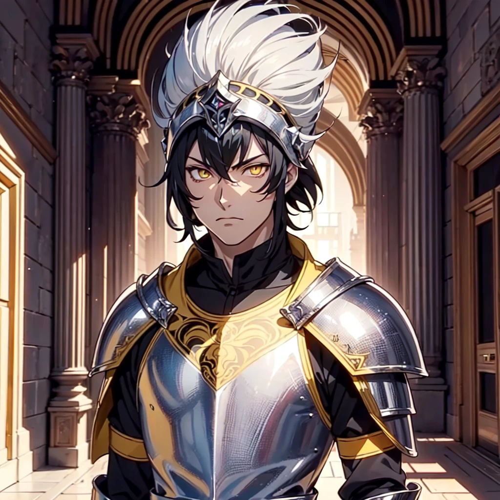128K Ultra High Definition,
128K Ultra High Quality,
128K Ultra High Resolution,
Best Definition,
Best Quality,
Best Resolution,
Perfectly Detailed,
Perfectly Designed,
Extremely Detailed,
Extremely Designed,
Hyper Detailed,
Hyper Definition,
Hyper Quality,
Hyper Resolution,
Masterpiece,
(((Anime))),
Body Shot,
(((Boy))),
Handsome,
Muscular Body,
(((Black Mid Hair))),
(((Yellow Eyes))),
(((Silver Warlord Armor))),
(((Inside Of Medieval Royal Palace Background Scenery))),