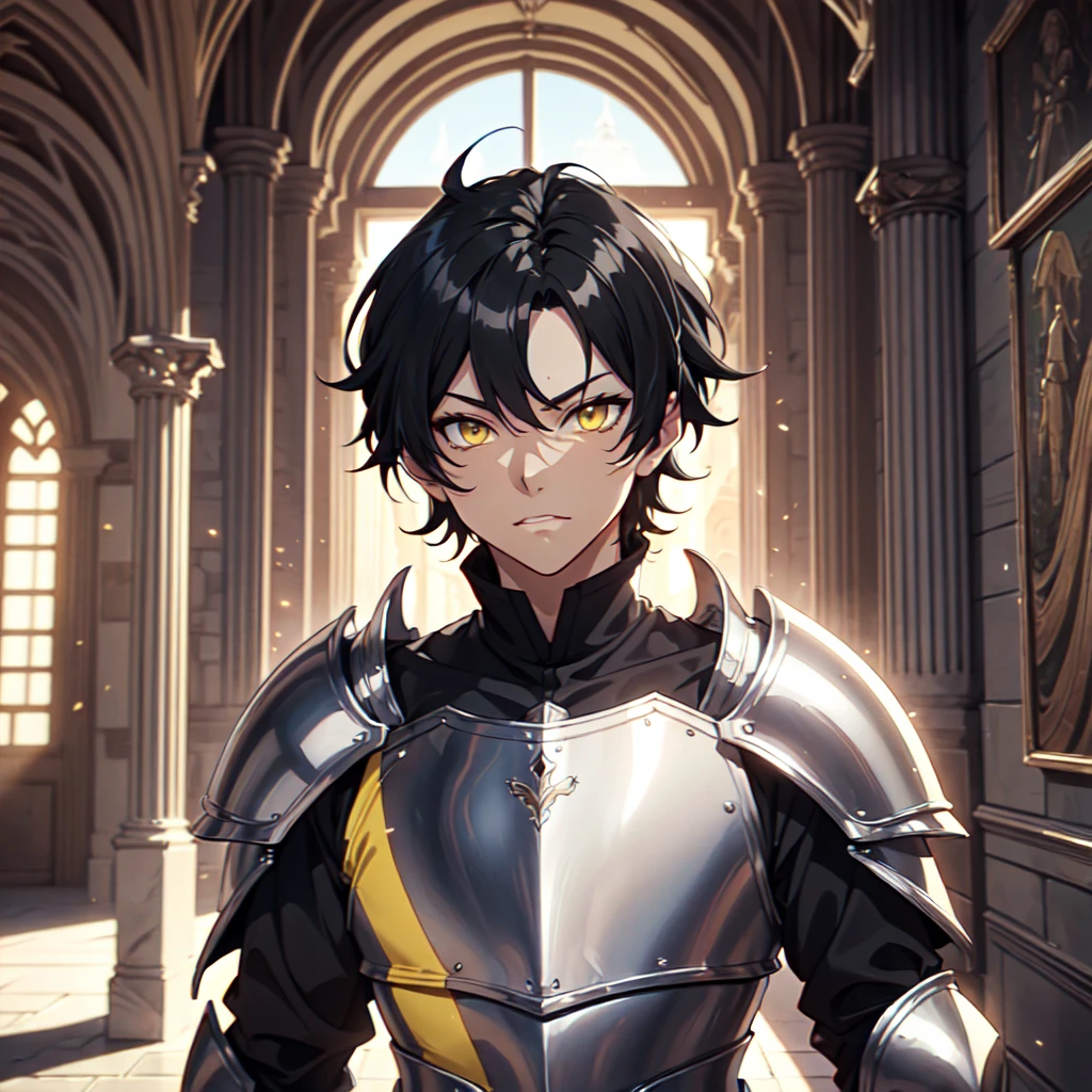 128K Ultra High Definition,
128K Ultra High Quality,
128K Ultra High Resolution,
Best Definition,
Best Quality,
Best Resolution,
Perfectly Detailed,
Perfectly Designed,
Extremely Detailed,
Extremely Designed,
Hyper Detailed,
Hyper Definition,
Hyper Quality,
Hyper Resolution,
Masterpiece,
(((Anime))),
Body Shot,
(((Boy))),
Handsome,
Muscular Body,
(((Black Mid Hair))),
(((Yellow Eyes))),
(((Silver Warlord Armor))),
(((Inside Of Medieval Royal Palace Background Scenery))),