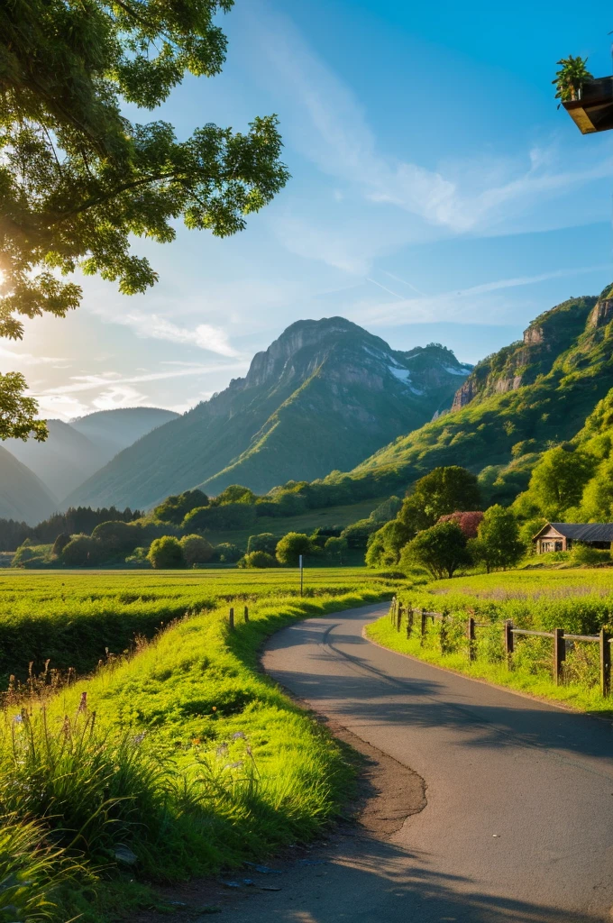 A very beautiful scenic picture 